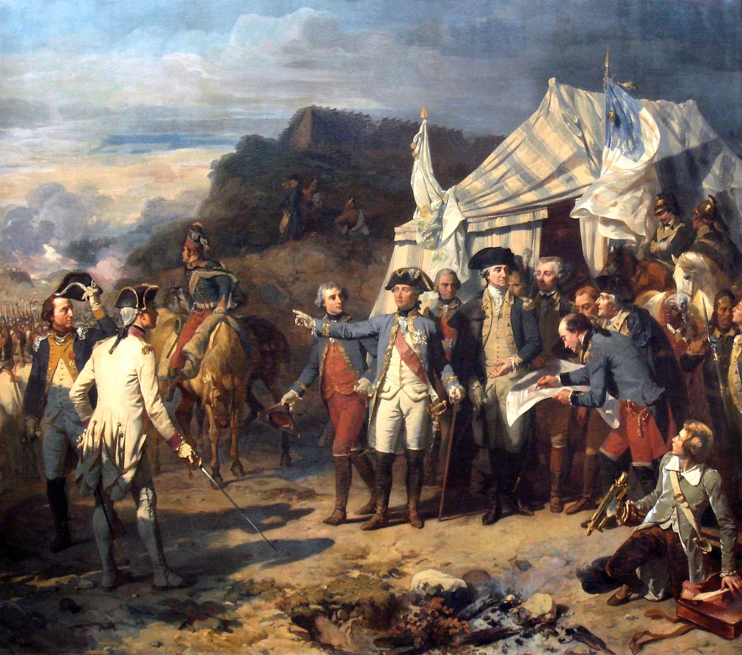 Assedio di Yorktown - bozzetto
